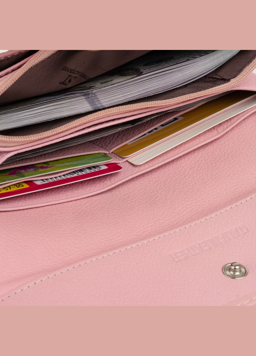 Клатч зі шкіри жіночий рожевий 19х9,5х2,5 см 19323 st leather (329198545)