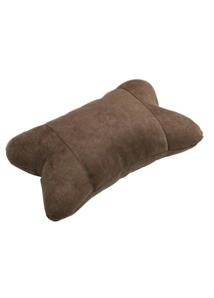 Подушка подголовник 9888 29х18х5 см коричневая Standart (336148284)