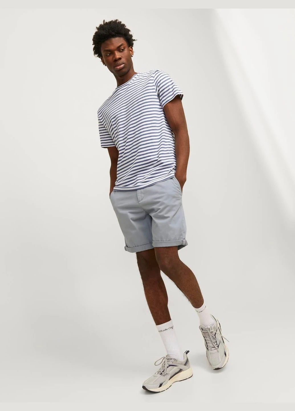 Шорты,серый,JACK&JONES Jack & Jones (297139095)