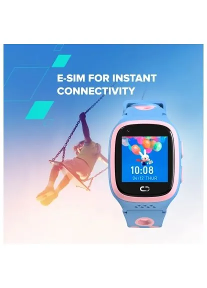Смарт-годинник ZEFIR KW-49 E-SIM 4G GPS Blue Дитячий смарт-годинник (CNE-KW49BL) Canyon ZEFIR KW-49 E-SIM 4G GPS Blue Дитячий смарт-годинн (389140453)