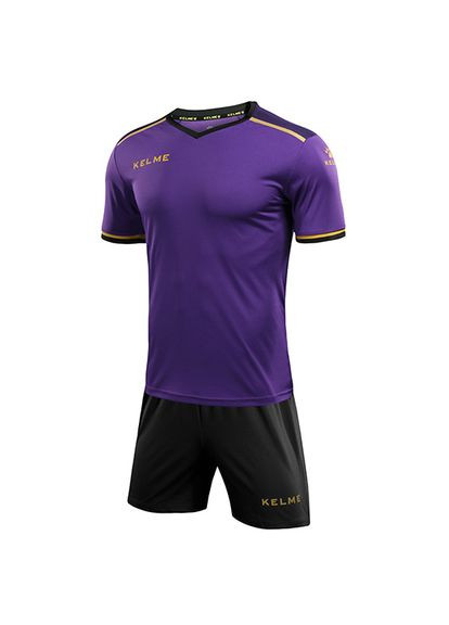 Фіолетовий демісезонний комплект футбольної форми фіолетово-чорний segovia 8351zb1158.9510 Kelme