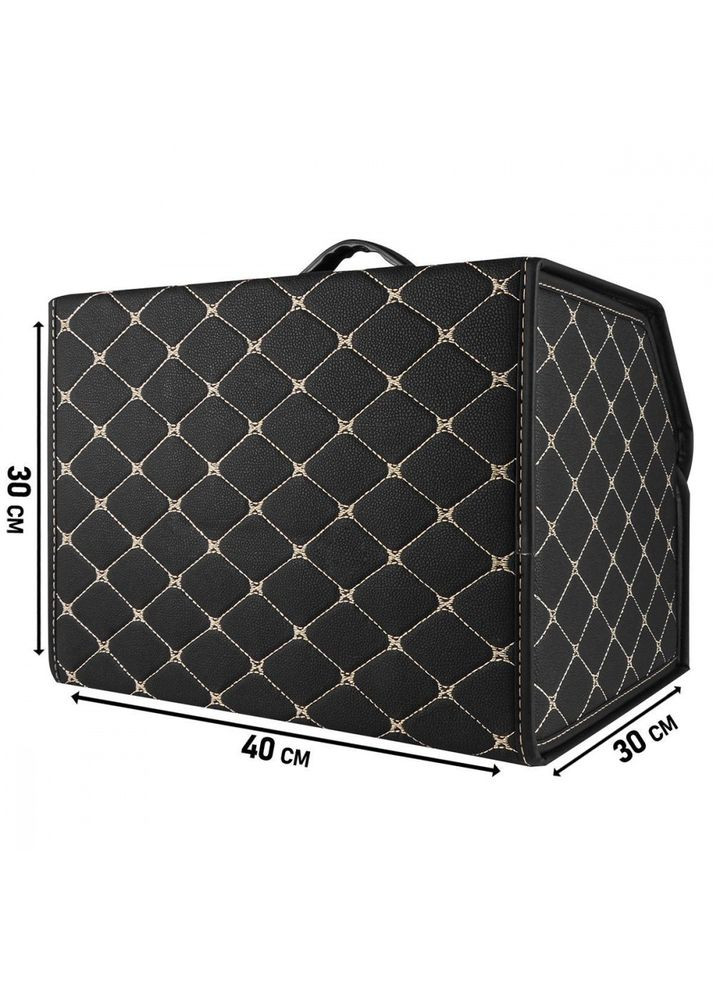 Органайзер в багажник автомобиля 40см*30см*30см Black Beige No Brand (304254278)