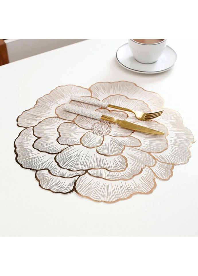 Салфетка сервировочная 18448 38 см бронзовая No Brand (335583594)