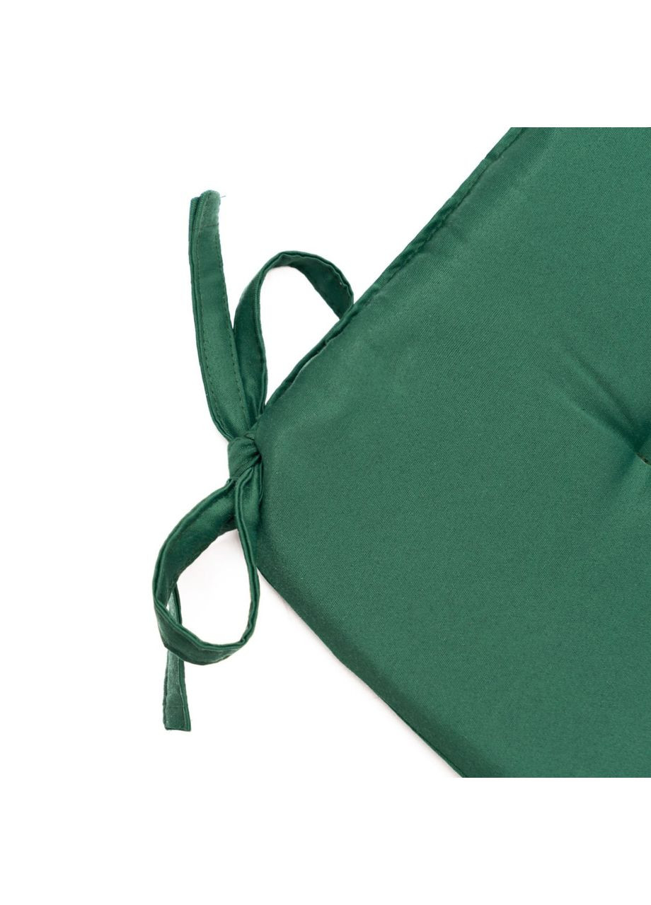 Подушка для стільця 32х38х3 темно-зелена No Brand (324831669)