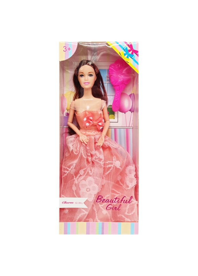Дитяча Лялька "Beautiful Girl" D200-216(Orange) в святковій сукні Bambi (321951462)