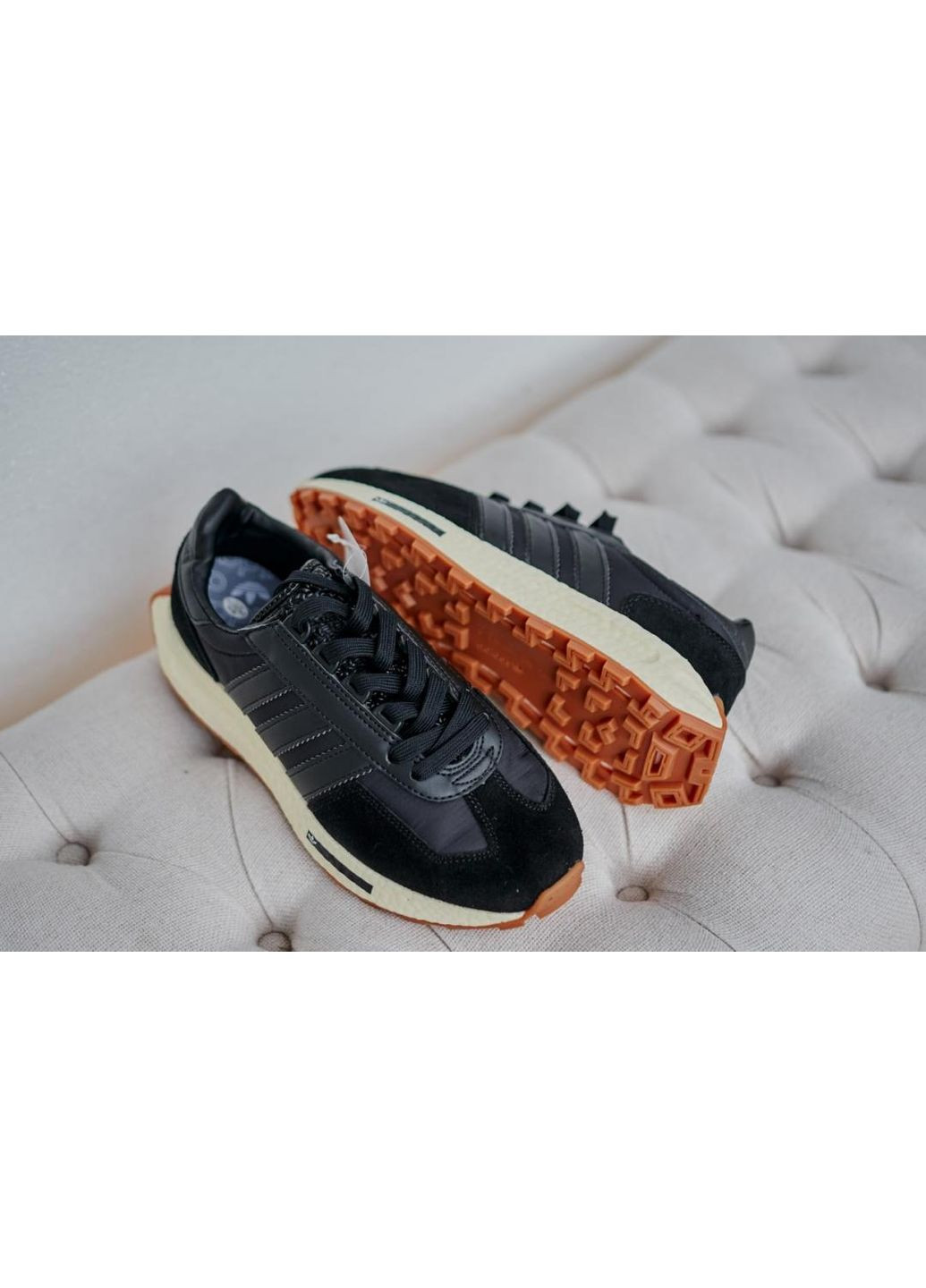 КРОСІВКИ ЖІНОЧІ ADIDAS RETROPY E5 CORE BLACK АДІДАС РЕТРОПИ Е5 No Brand чорні демісезони (368857728)