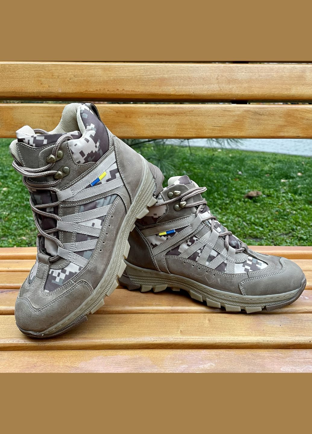 Зимові Берці Чоловічі Тактичні. 36-48р Койот+Піксель. Зносостійка підошва! BXZM-1026 No Brand (301148182)