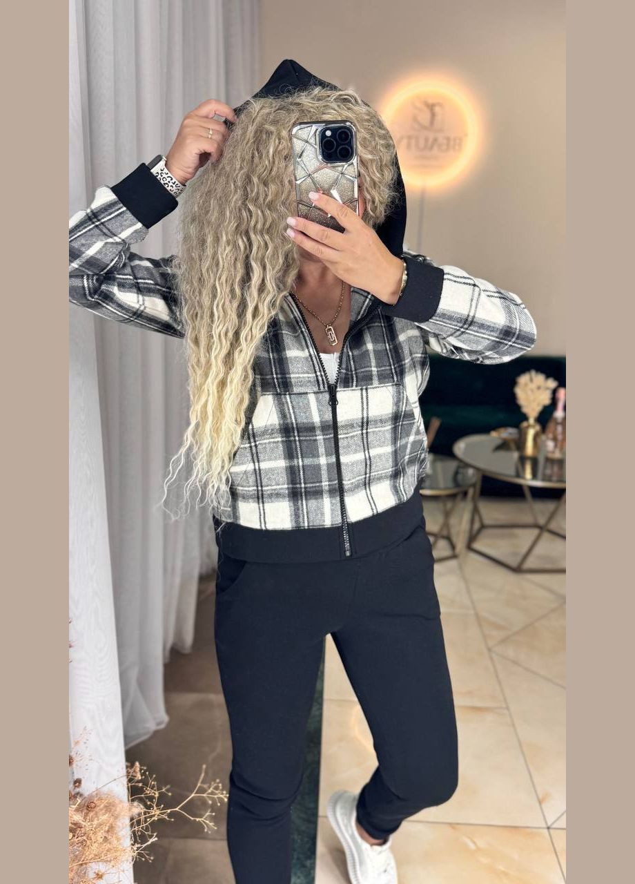 Костюм вовна+тринитка,штани та кофта No Brand (345643519)