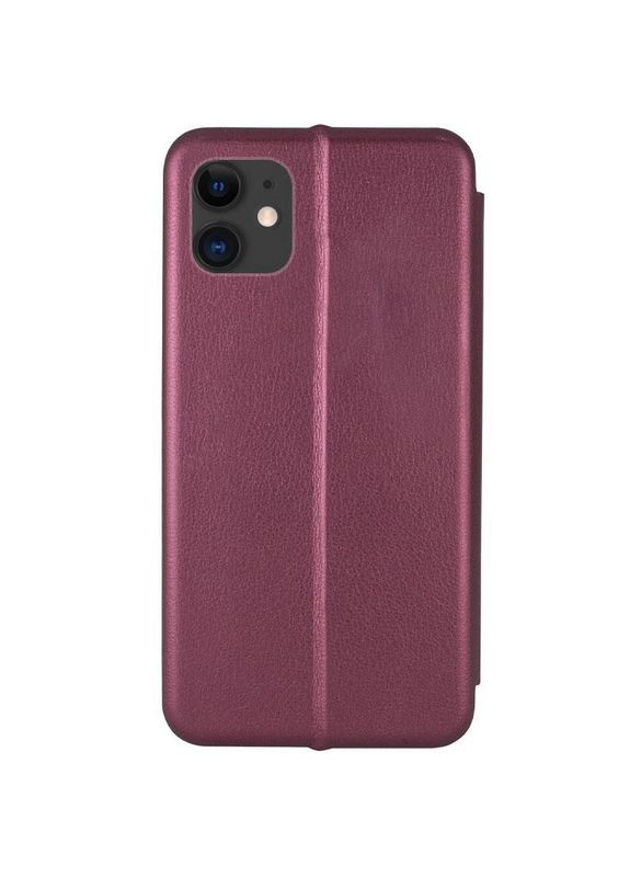 Шкіряний чохол-книжка Classy для Apple iPhone 13 (6.1") Maroon No Brand (345560856)