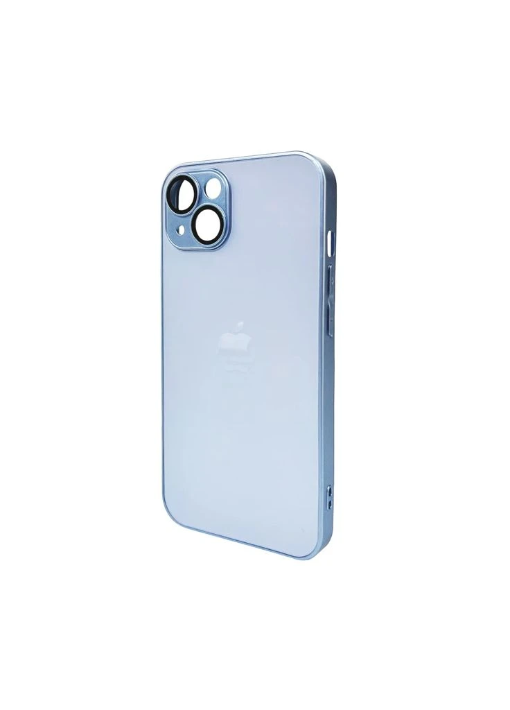 Чохол для смартфона Apple iPhone 12 накладка матове скло TPU 0,5 мм Sierra Blue No Brand (403014546)