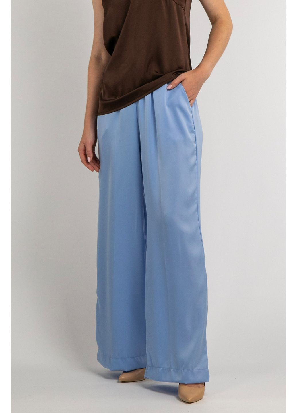 Брюки палаццо шовкові CHICLY (361648139)