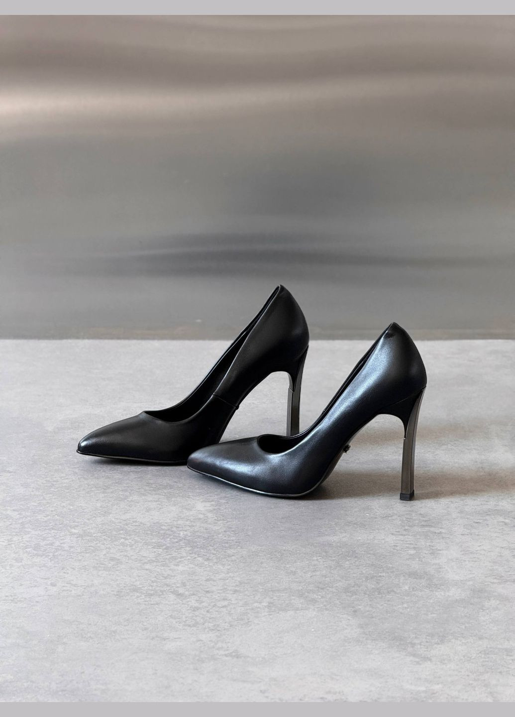 No Brand Классические туфли Lino Marano на каблуке 10,5 см, черные. черный з, — (346430748)