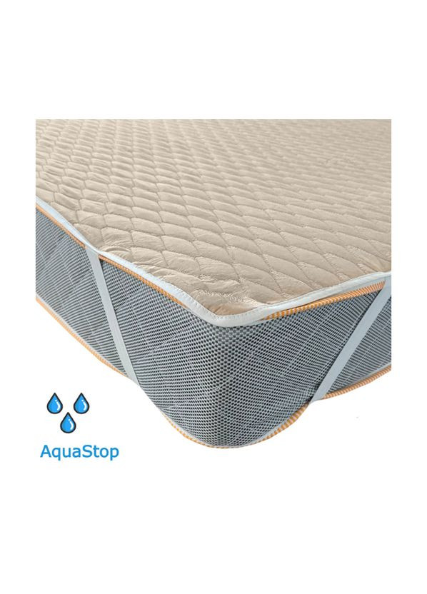 Наматрасник влагонепроницаемый хлопчатобумажный Point Art с резинкой по 4-м углам AquaStop (364688728)