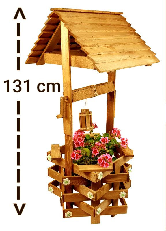 Колодец декоративный из дерева Мадия сиена (КОС-000205) No Brand (328960886)