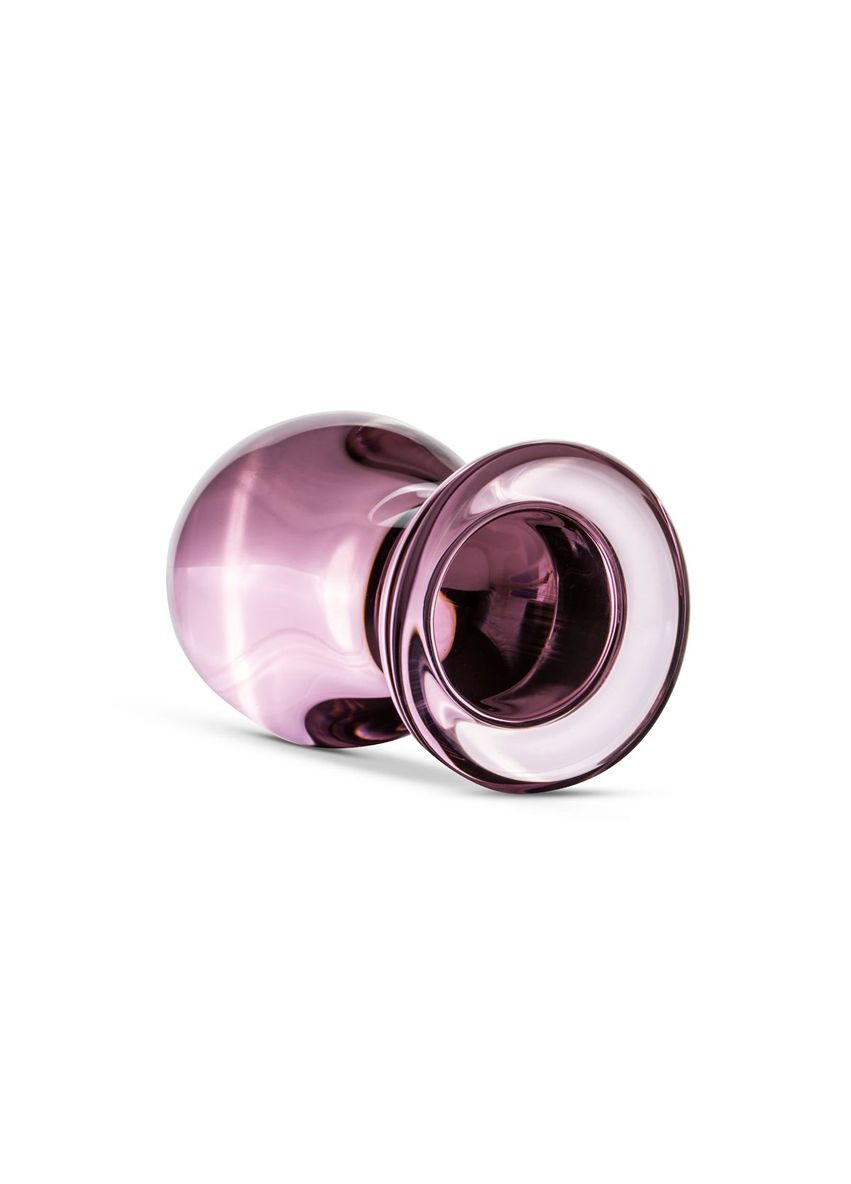 Рожева анальна пробка зі скла Pink Glass Buttplug No. 27 - CherryLove Gildo (282676199)