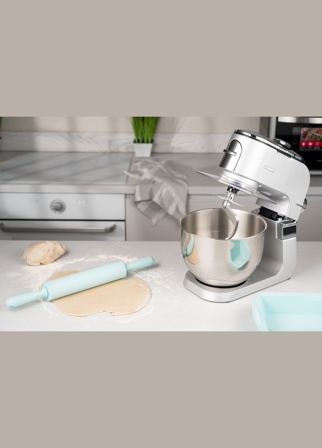 Кухонна машина 1500Вт, чаша-метал, корпус-метал, насадок-10, сріблясто-сірий Ardesto (342113970)