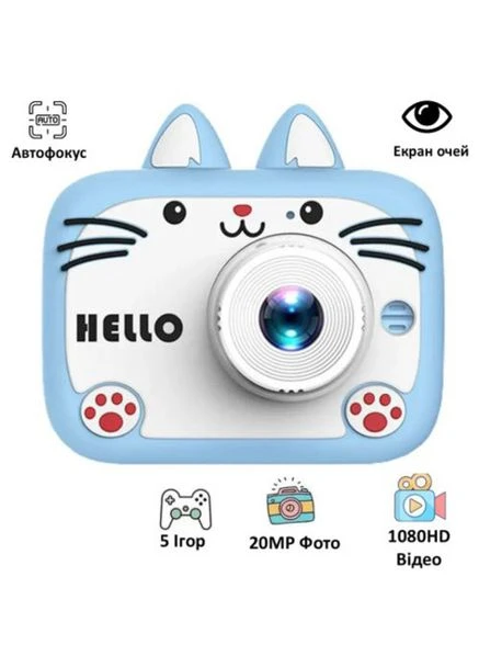 Дитячий цифровий фотоапарат X900 Cat VL-31 No Brand (382392490)