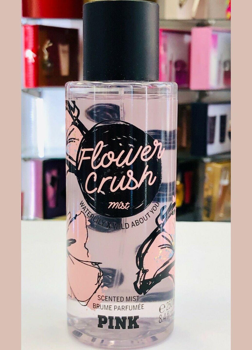 Парфюмированный спрей для тела PINK Flower Crush Fragrance Body Mist 250 ml Victoria's Secret (279363889)