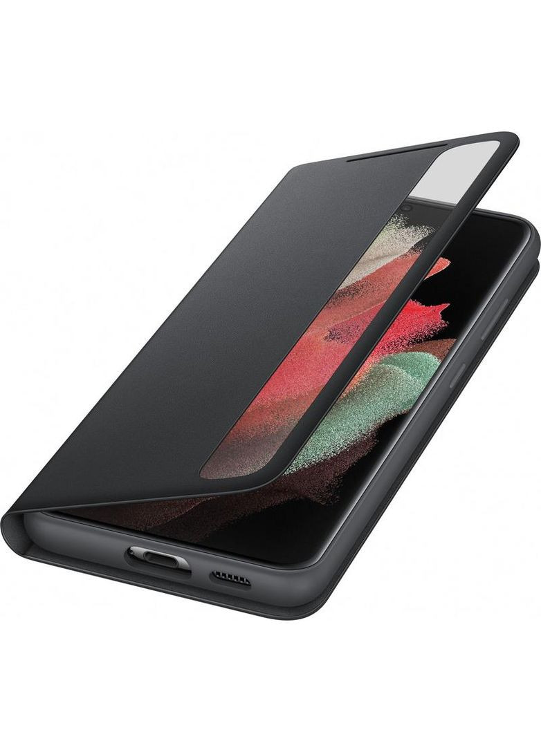 Чохол-книжка Smart Clear View Cover для Galaxy S21 Ultra SM-G998 Black (EF-ZG998CBEGRU) Samsung (360397234)