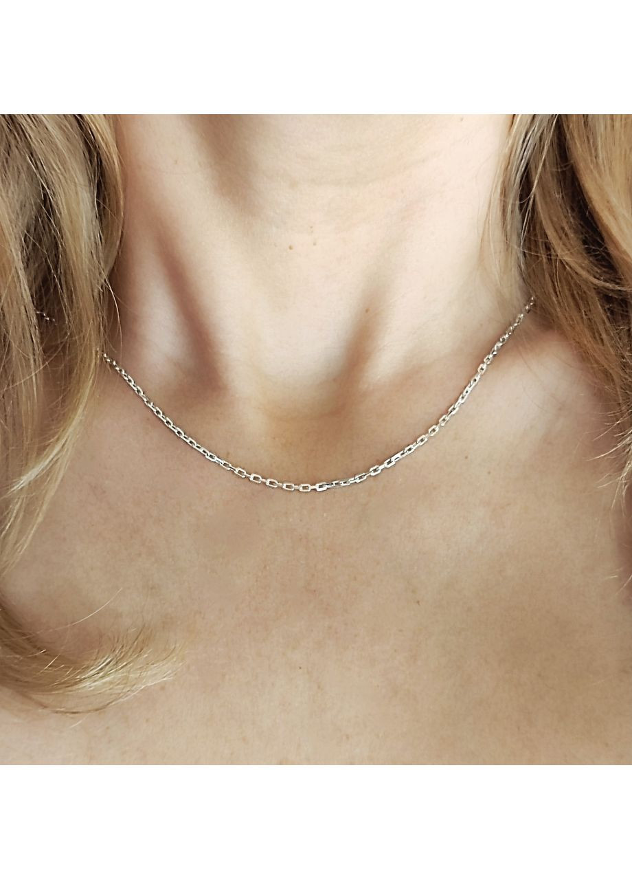 Срібний ланцюжок 925 проби плетіння Якірне 1.5 мм 40 см No Brand (366882898)