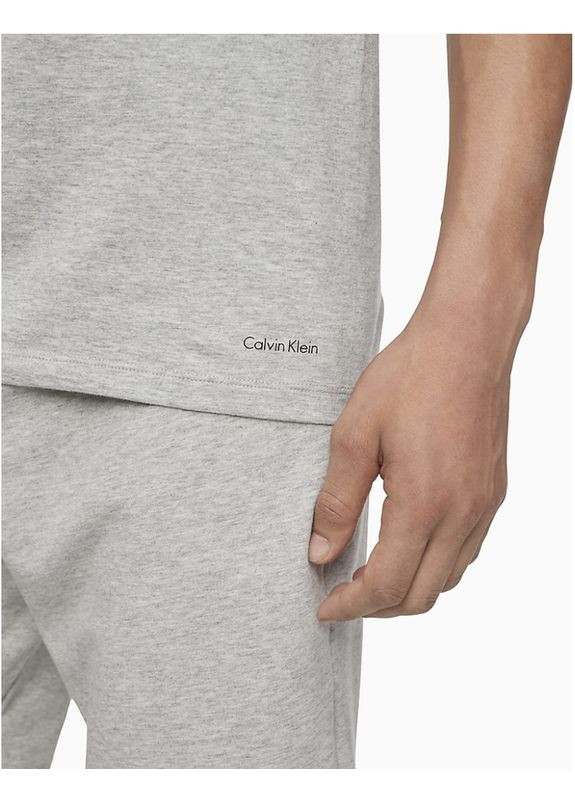 Чорно-біла футболоки 3 шт сalvin klein з коротким рукавом Calvin Klein