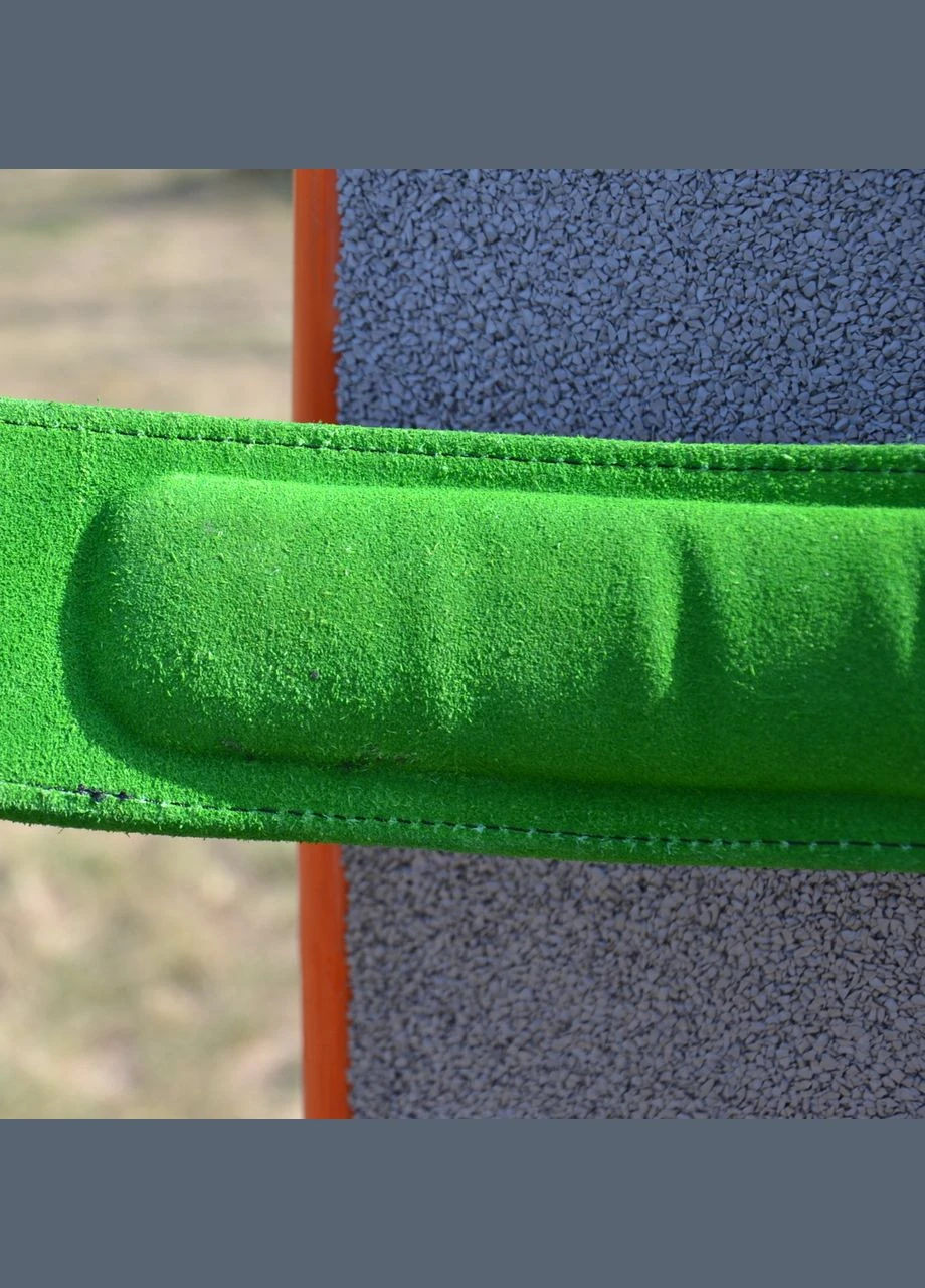 Пояс для важкої атлетики MFB-302 Quick Release Belt шкіряний Black/Green (A-012774) Mad Max (314811251)