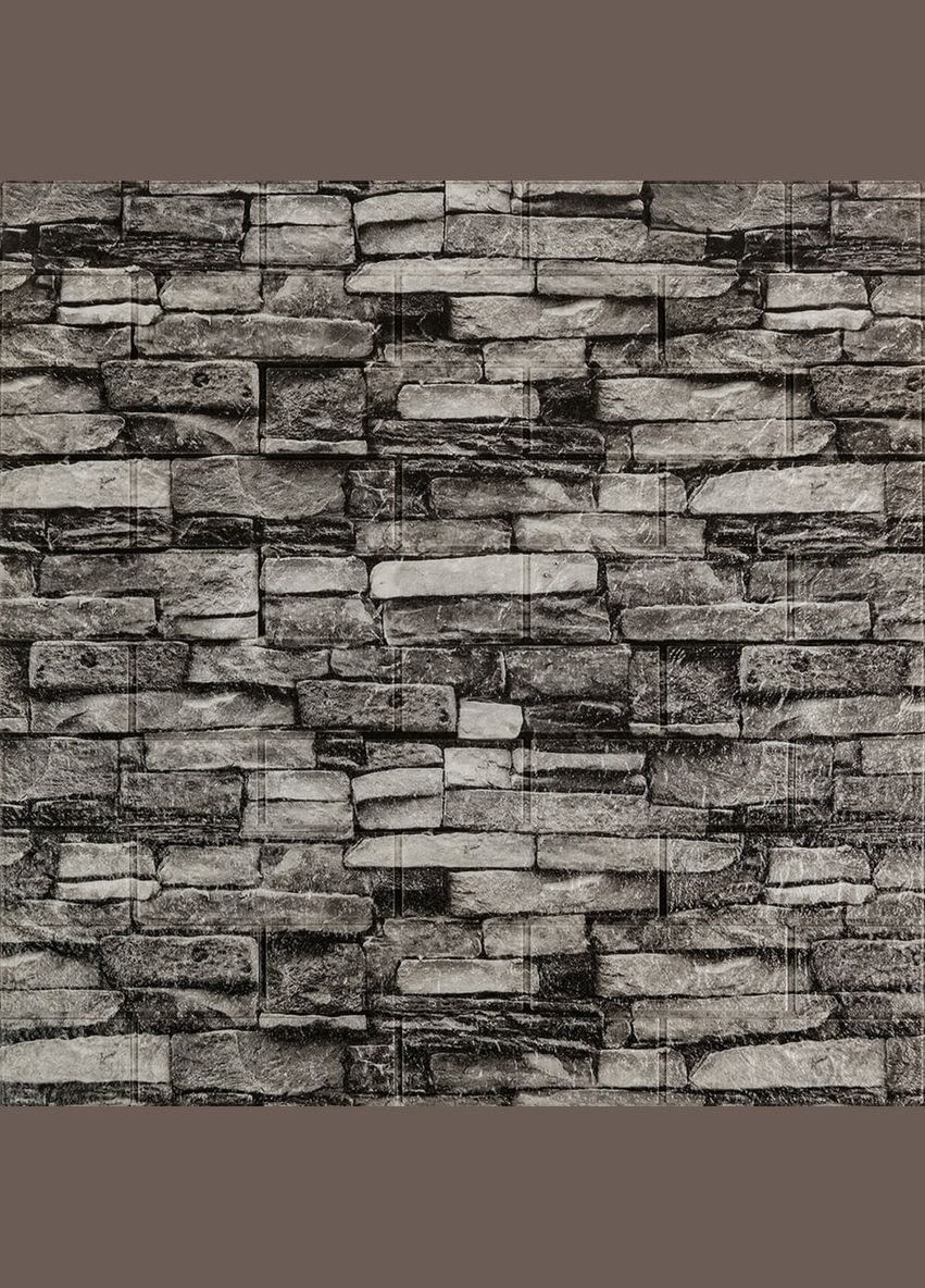 Самоклеюча 3D панель SW-00001481 Під камінь піщаник 700x770x3мм Sticker Wall (298284592)