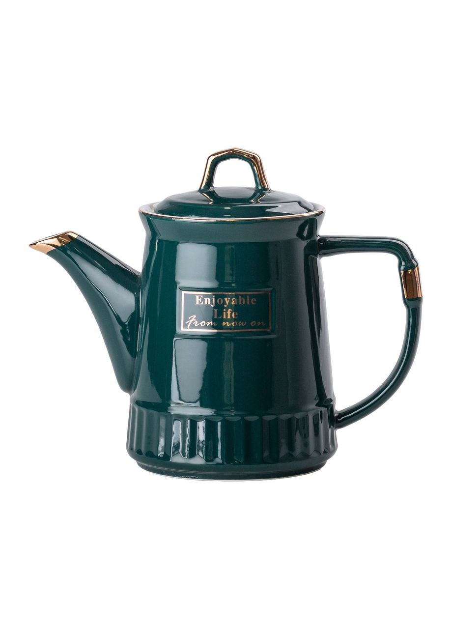 Чайный сервиз Enjoyable Life на 6 персон 8 предметов Зеленый Yiwu (360456775)