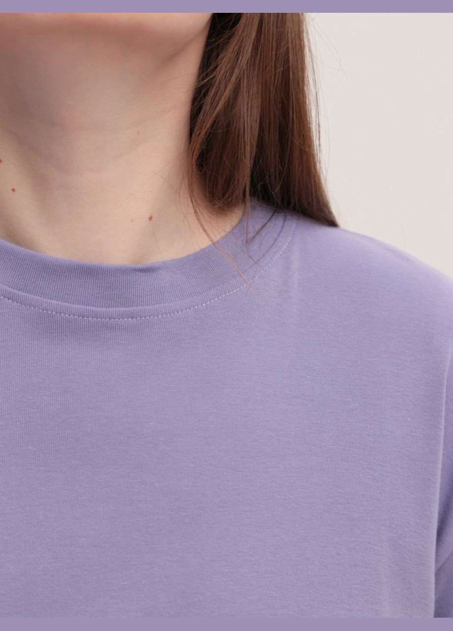 Футболка жіноча бузкова вільна Whitney Вільна - (328000589)