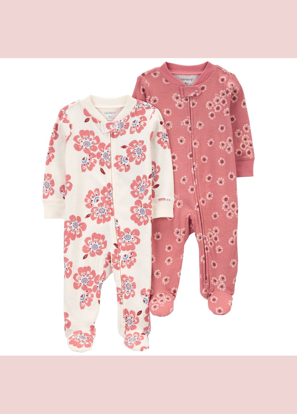 Комбінована демісезонна комплект чоловічків 2в1 для дівчинки 69-72 см (1r067410_9m) Carter's