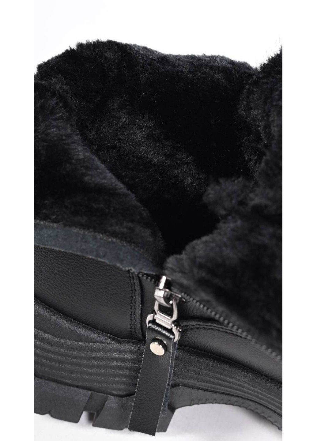 Черевики жіночі зимові на хутрі чорні (N039) Loretta (363967425)