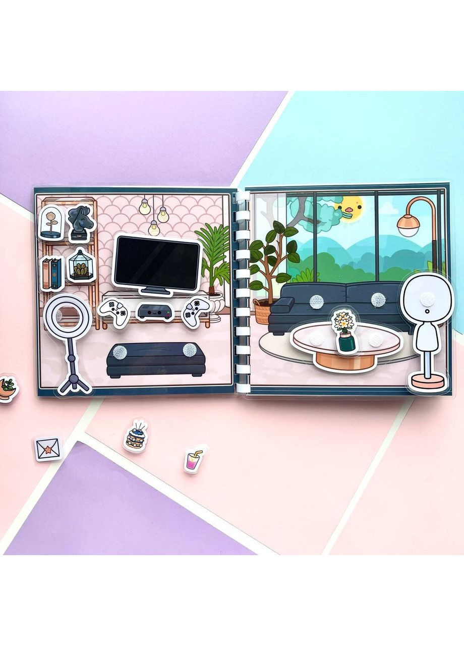 Тока бока 2 в 1 «ПЕРСОНАЖІ + БУДИНОЧОК» No Brand (365762396)