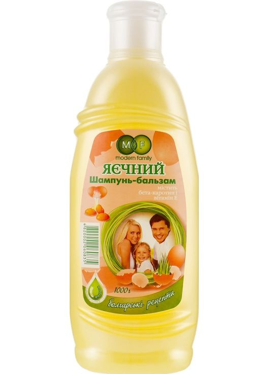 Шампунь-бальзам "Яєчний" MODERN FAMILY 1000ml (299697-93063) Pirana (368663242)