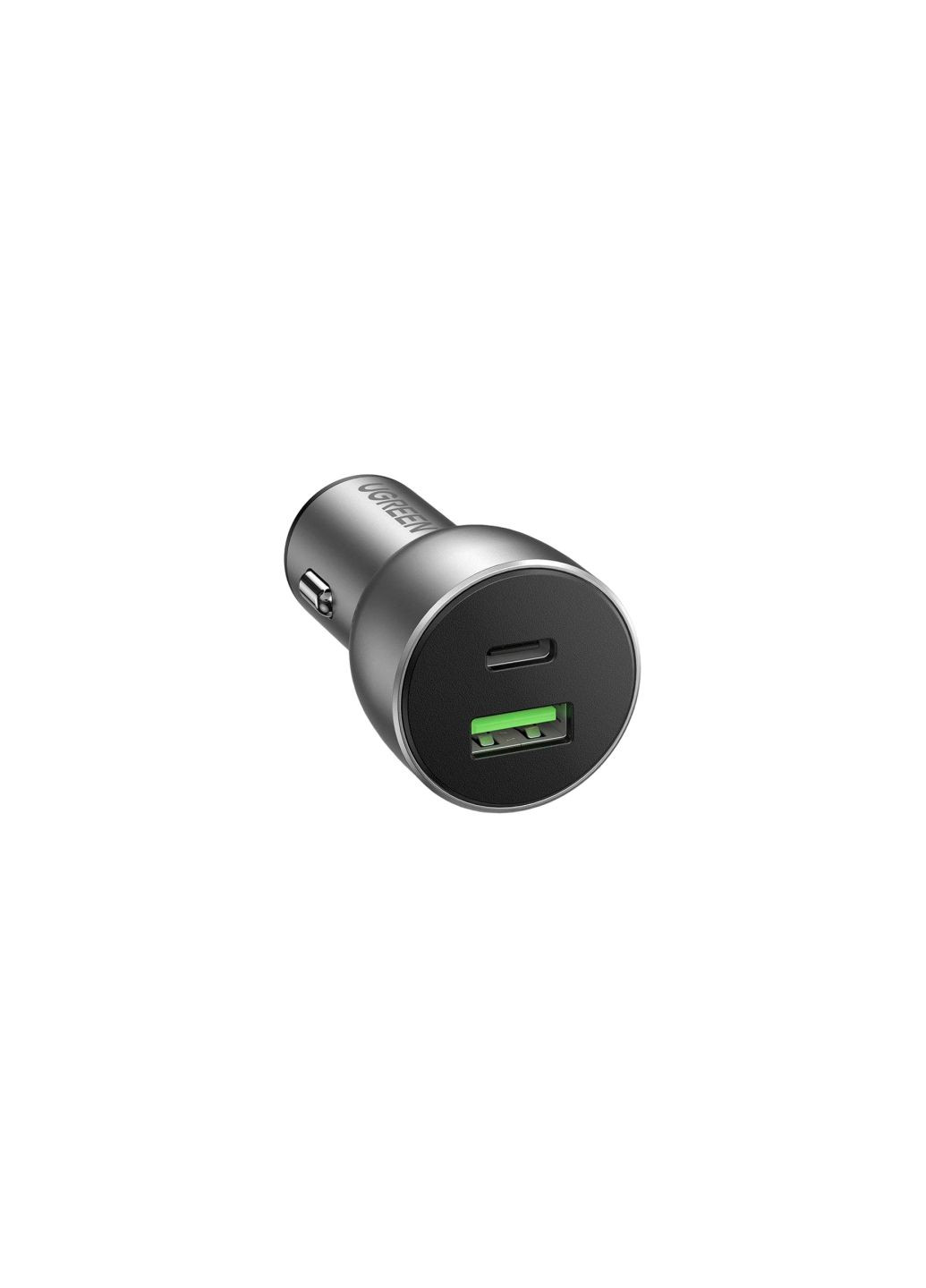 Зарядное устройство для QC 3.0+QC 3.0 Dual USB-A 36W Fast Car Charger Space Grey (CD213) (60980) Ugreen QC 3.0+QC 3.0 Dual USB-A 36W Fast Car Charger Spac (369881402)