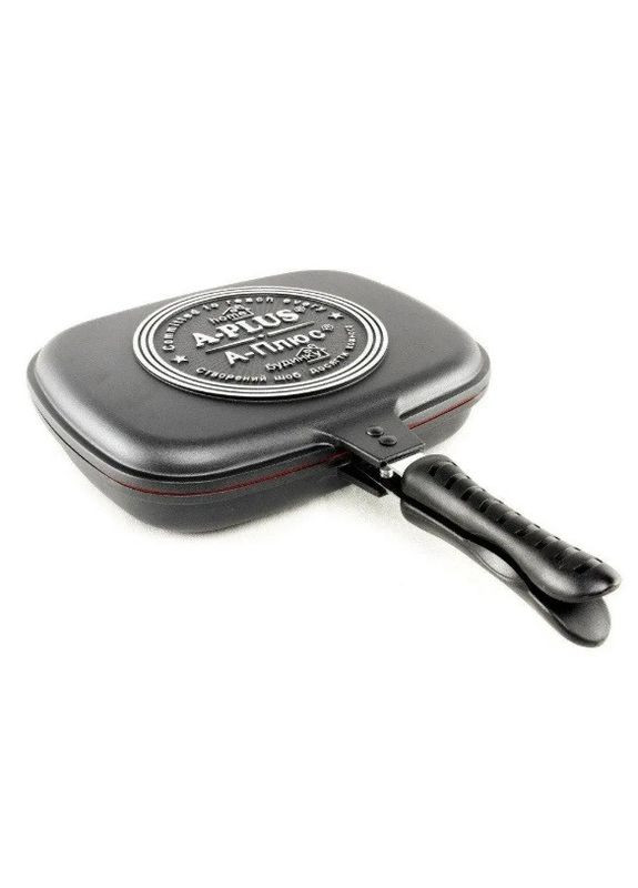 Качественная универсальная алюминиевая сковорода гриль 32см антипригарная для гриля и жарки A-Plus (316636159)