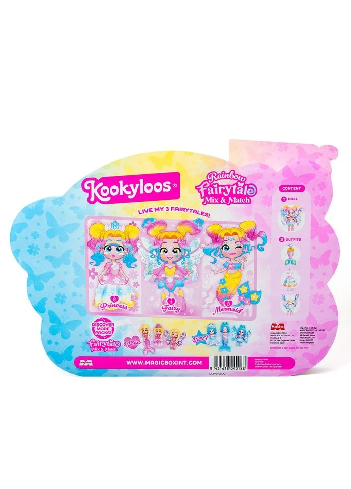 Игровой Набор С Куклой "Рейнбоу" Kookyloos Pklsp106in210 Серии "Fairytale" Seli No Brand (394381932)