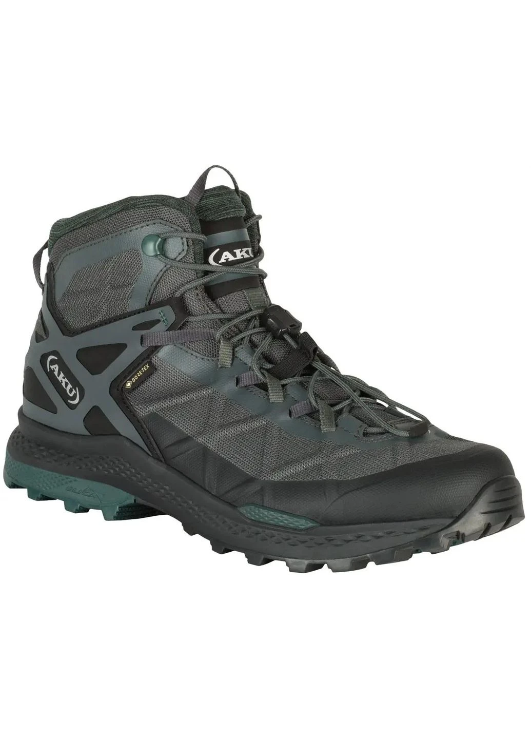 Черевики з Gore-Tex Rocket MID GTX Grey/Green AKU (363022593)