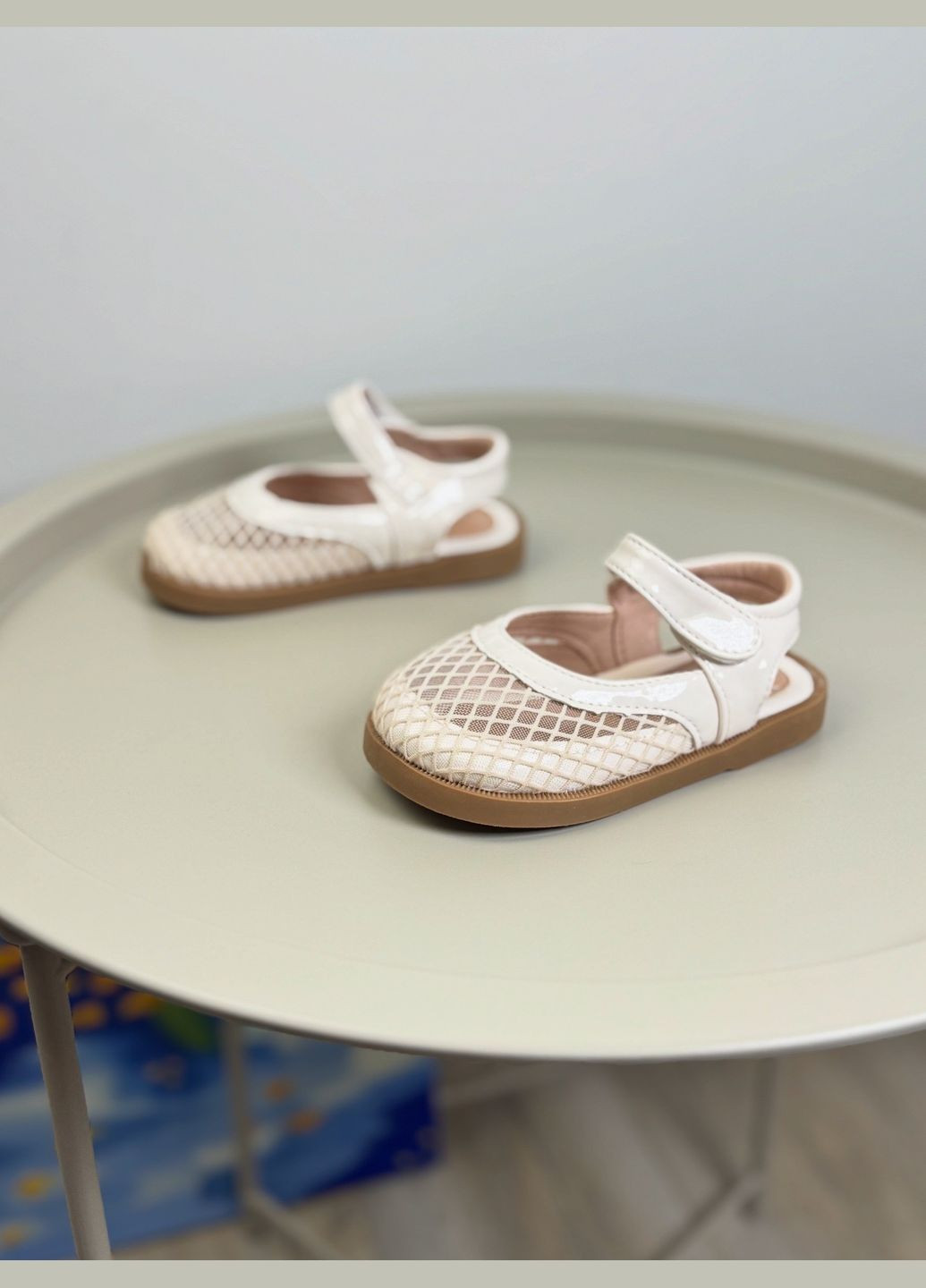 Дитячі босоніжки бежеві 1559 No Brand (338864570)