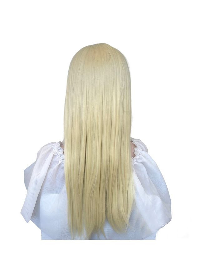 Парик блонд длинный прямой с повязкой резинкой женский для женщин 60см из искусственных волос No Brand 7490 (298685955)