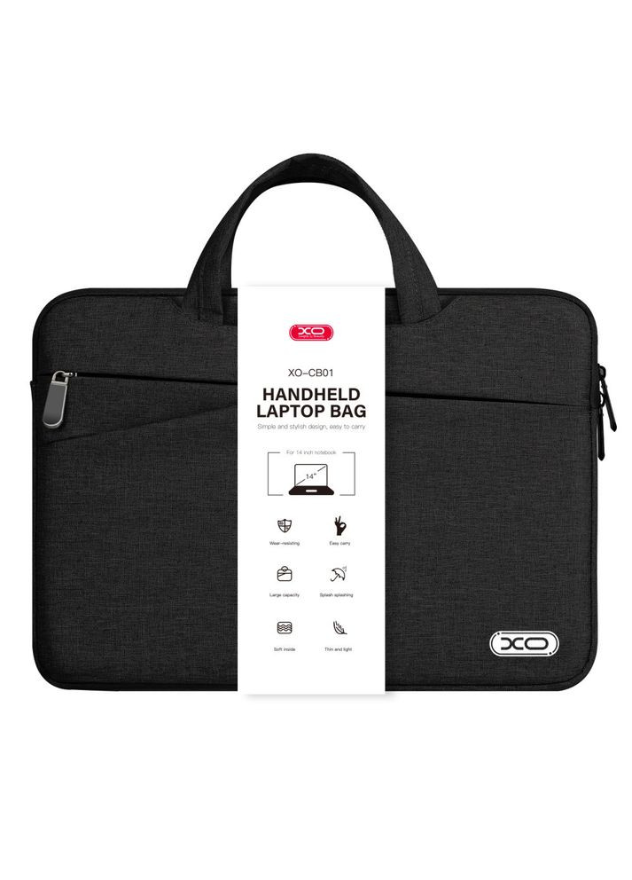 Сумка для ноутбука CB01 14 дюймов Черная XO (304254890)