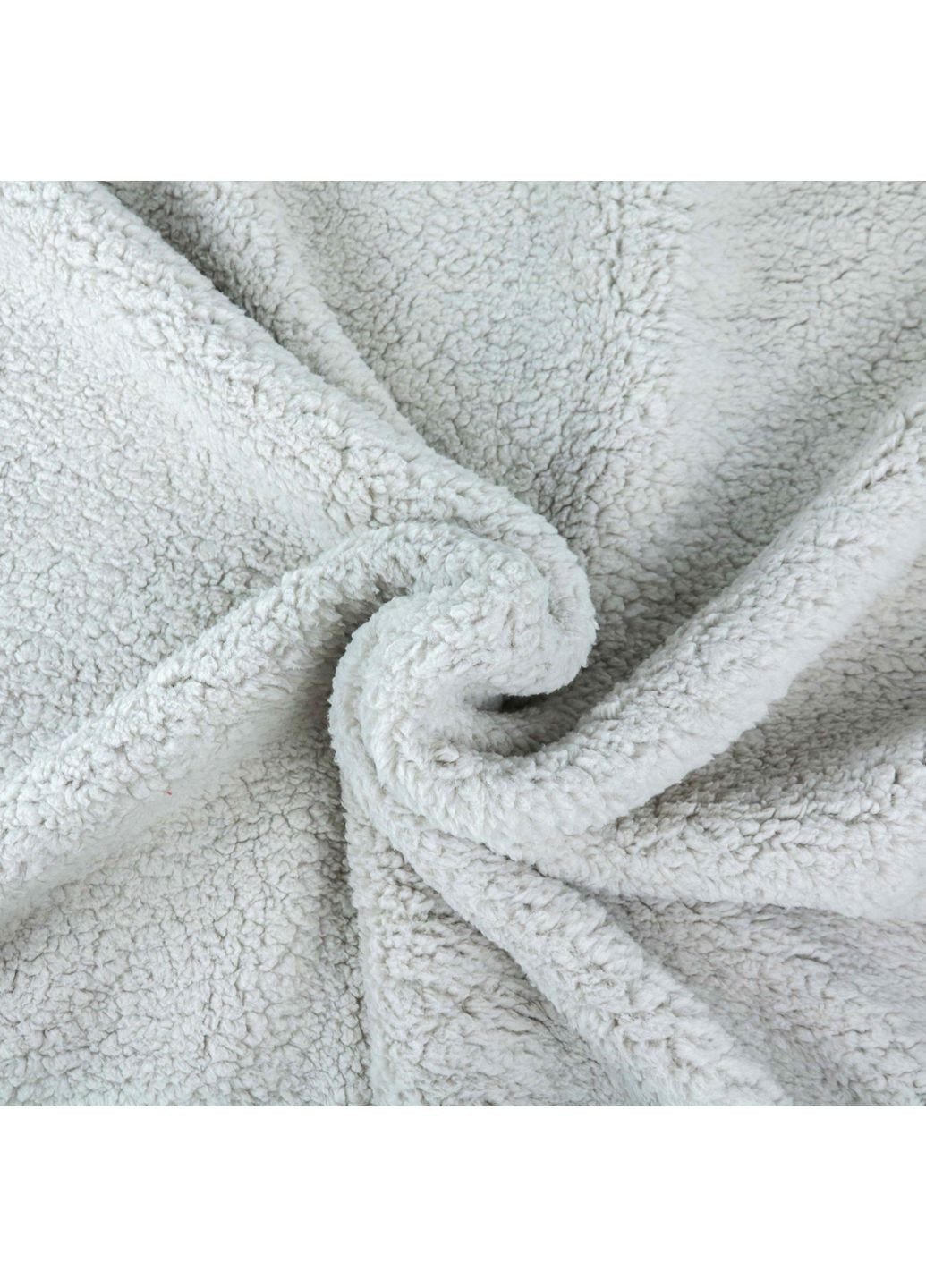 Плед-одеяло из шерпы и флиса светло 200x220 см. Love You (369621683)