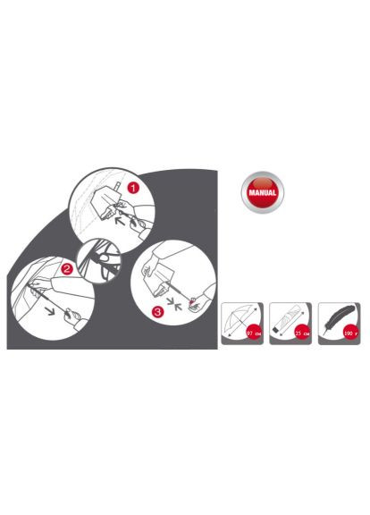 Червона} парасоля (kn95 9050 1501) Knirps (367829294)