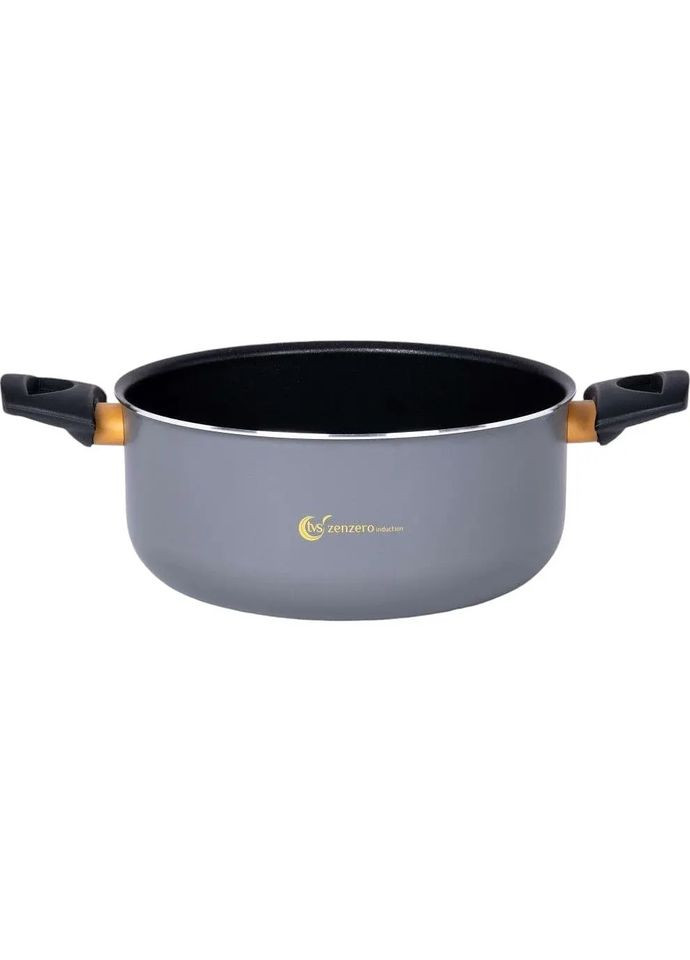 Кастрюля Zenzero Induction 24 см Grey (83404242310001) TVS (335808334)