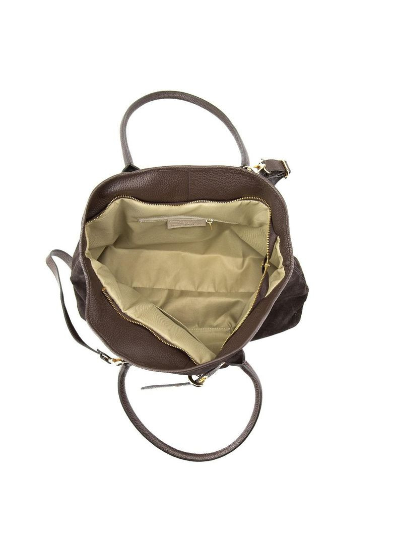 Сумка классическая женская на плечо из натуральной замши и кожи. RoyalBag F-IT-7667DB (362379470)