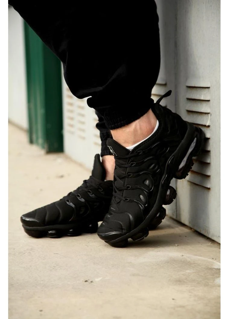 Чорні літні кросівки nike vapor max plus black найк вапор макс No Brand