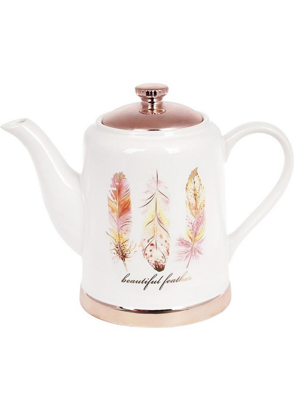 Чайник заварочный Плюмаж "Перо жар-птицы" 1л 22,2х11,8х17,5 см Bona (289368182)