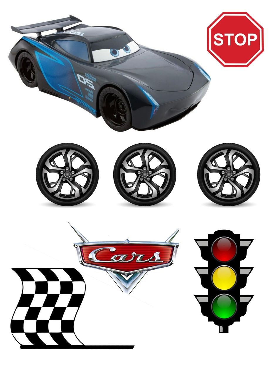 Цукрова картинка Тачки 3 No Brand (371787185)