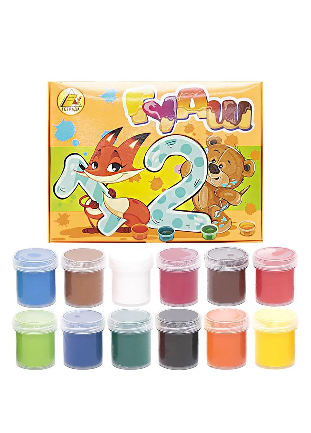 Гуашь цвет разноцветный ЦБ-00255071 Тетрада (296776154)