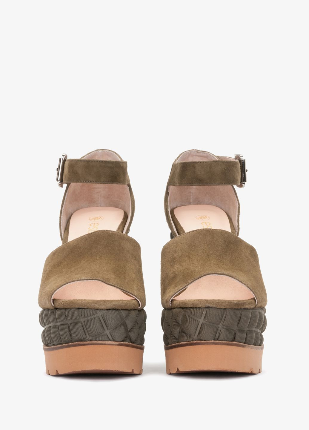 Босоніжки, колір зелений Estro (325610505)