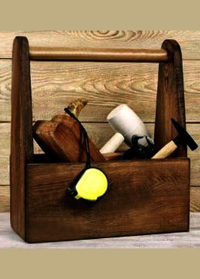 Ящик-переноска для інструментів з дерева Атланта капучино (ЯДИ-001709) No Brand (328910793)